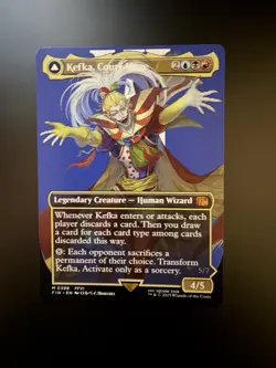 MTG Final Fantasy English Kefka, Court Mage Borderless 0398 Non-Foil - Image 1