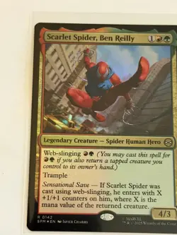 Scarlet Spider, Ben Reilly Marvel's Spider-Man Foil 142 - Image 1
