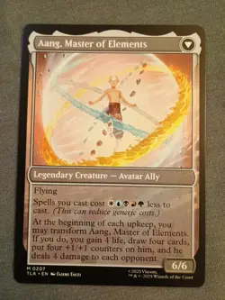 Avatar Aang Avatar: The Last Airbender Regular NM Mythic 0207 - Image 2