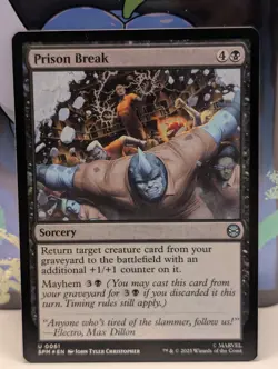 FOIL Prison Break - MTG - Marvel's Spider-Man - Magic the Gathering 61 - NM - Image 1
