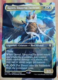 Derevi, Empyrial Tactician (Borderless) MTG Commander: Bloomburrow (BLC) (NM) - Image 1