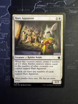 Hare Apparent Foundations Regular MTG Magic - Image 1