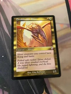 MTG - CLOUDSHREDDER SLIVER - RARE - TIME SPIRAL REMASTERED - NM - Image 1