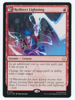 Redirect Lightning #0151 MTG Avatar: The Last Airbender Magic The Gathering - Image 1