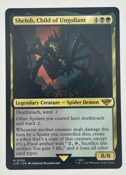 MTG Shelob, Child of Ungoliant LTR #230 Lord of the Rings Magic LOTR pack-fresh - Image 1