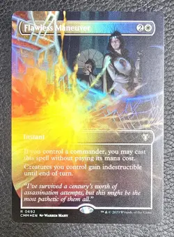 Flawless Maneuver (Borderless) Commander Masters Foil MTG NM Magic Card - Image 1