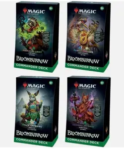 MTG Bloomburrow Commander Deck Display Set Of 4- Sealed Case FREE SHIP - Image 1