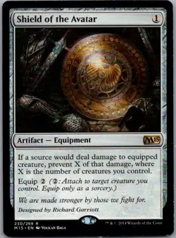 #230 Shield of the Avatar Magic 2015 (M15) Rare - Image 1