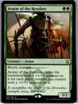 #175 Avatar of the Resolute Dragons of Tarkir Rare - Image 1
