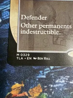 The Walls of Ba Sing Se Borderless NM MTG Avatar The Last Airbender FREE SHIP - Image 2