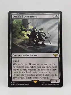 Orcish Bowmasters card #103 - MTG: Lord of the Rings - Tales of Middle Earth - Image 1
