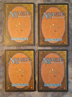 MTG Ice Age - Swords to Plowshares (x4) - LP - Nice looking vintage cards - Image 2