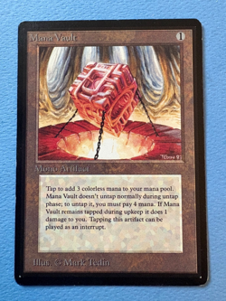 MTG Beta Edition, Mana Vault! 1993 Vintage Magic! Ink/Alter! - Image 1