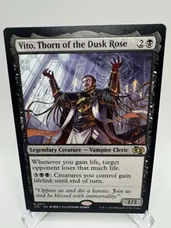 MTG Vito, Thorn of the Dusk Rose Anime Foundations Jumpstart 71 NM - Image 1