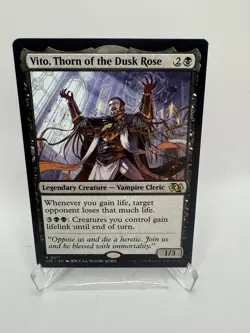 MTG Vito, Thorn of the Dusk Rose Anime Foundations Jumpstart 71 NM - Image 3