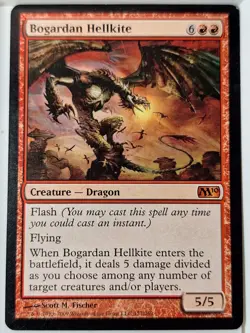 Bogardan Hellkite - Magic 2010 Core Set M10 - Magic the Gathering MTG Nice! - Image 1