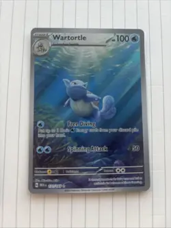 2023 Pokemon Squirtle, Wartortle, & Blastoise EX Scarlet & Violet 151 IR/SIR Set - Image 5