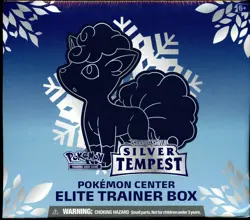 SWSH Silver Tempest POKEMON CENTER ETB Elite Trainer Box SEALED (10 Packs) - Image 2