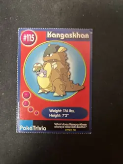 Pokemon Poketrivia - Kangaskhan 115 Mewtwo Strikes Back - Image 1