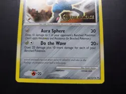 Pokemon - Lucario 53/127 Platinum Prerelease Promo - Image 3
