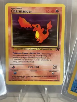 Pokemon Card Lot of 3 Team Rocket Dark Vaporeon Charmander Squirtle - Image 4