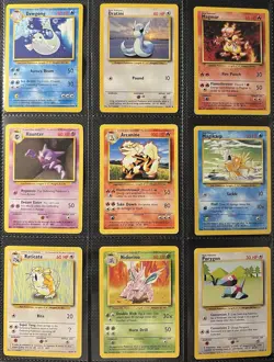 Vintage WOTC Pokemon Card Lot: Eeveelutions + Starters - Image 3