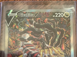 POKEMON GIRATINA V FULL ART 186/196 2022 TCG LOST ORIGINS - Image 2