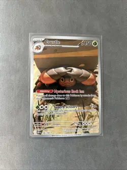 Crustle 186/182 Sv10: Destined Rivals IR Holo Full Art NM Pokemon TCG 2025 - Image 1