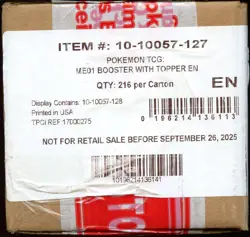 6 x ME01 Mega Evolution SEALED ENHANCED Booster Box (CASE of Pokemon Cards) - Image 2