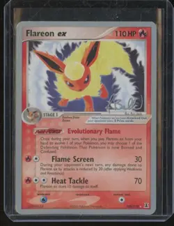 2006 Pokemon World Championships FLAREON EX #108/113 Promo BW8 - Image 1