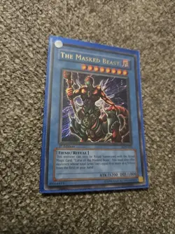 Yugioh - The Masked Beast LON-001 1st Edition Ultra Rare NM - Image 1