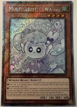 Yugioh Mulcharmy Fuwalos RA04-EN050 Platinum Secret Rare NM - Image 1
