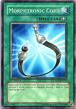 Morphtronic Cord CSOC-EN051 Yu-Gi-Oh! Light Play 1st Edition - Image 1