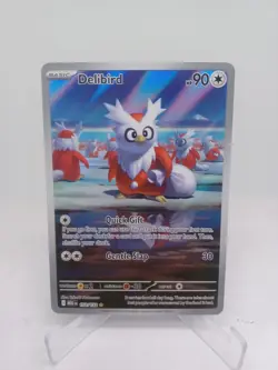 Pokemon TCG Delibird Mega Evolutions 152/132 English NM Card Full Art - Image 1