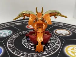 Bakugan BakuTech Pyrus G-Ganorada & Card Japan Import MG Rare - Image 3