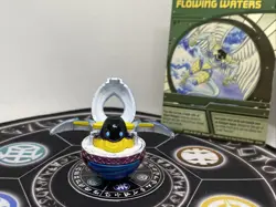 Bakugan Aquos Preyas II Angelo Diablo & Card Painted Anime Accurate HTF - Image 1