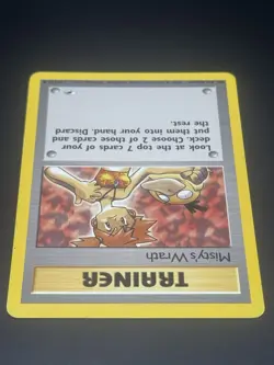 Pokemon TCG Gym Heroes Misty's Wrath Trainer Card 114/132 - Image 2