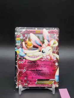 Sylveon EX RC21/RC32 Generations Radiant Collection Ultra Rare LP Pokemon Card - Image 1