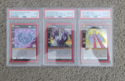 MetaZoo Mothman 1st edition LOT Full & Reverse Holo PSA 10 Gem Mint (3 card lot) - Image 1