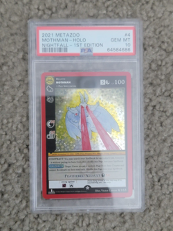 MetaZoo Mothman 1st edition LOT Full & Reverse Holo PSA 10 Gem Mint (3 card lot) - Image 4