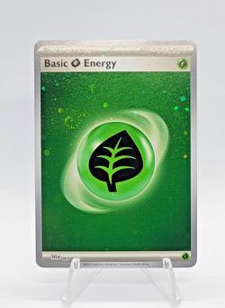 Grass Energy Cosmos Holo 001 Pokemon SV English 151 Pokemon Card NM 3X SWIRL - Image 1