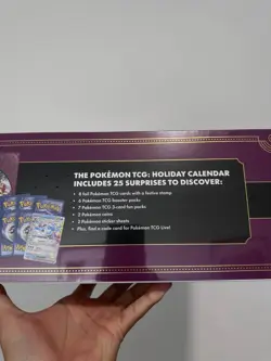 Pokemon 2025 Holiday Calendar Trading Card Game - Brand New Set - Factory Sealed - Image 3
