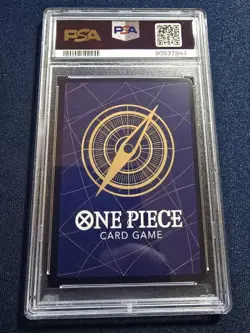 Monkey D. Luffy P-037 One Piece Promo Card TCG 1st Anniversary Stamp Foil PSA 9 - Image 2