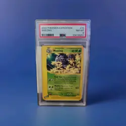 Weezing #70 English PSA 8 WotC E-reader Card 2002 Pokemon Expedition Base Set👾 - Image 1