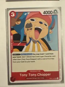 ONE PIECE 28 CARD LOT OP01 ROMANCE DAWN PRE-ERRATA NAMI TONY TONY CHOPPER UTA - Image 4