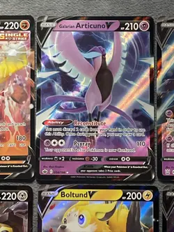 Pokemon Cards Lot V Articuno Arceus Cinderace Aerodactyl Necrozma Zeraora + More - Image 4