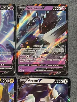 Pokemon Cards Lot V Articuno Arceus Cinderace Aerodactyl Necrozma Zeraora + More - Image 5