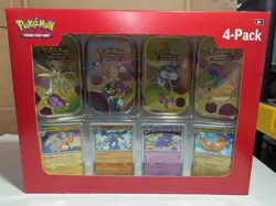 Pokemon 151 Mini Tin 4 Pack w/ Promo Cards Sam's Club - Image 1