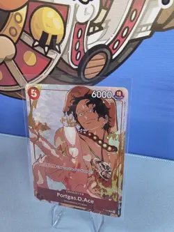 Portgas.D.Ace (Gift Collection 2023) PR One Piece Promotion Cards P-028 NM - Image 2