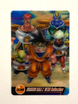 Ginyu Force and Android 17 18 - Dragon Ball Morinaga 3D Collection Card Japanese - Image 1